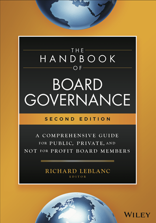 The Handbook of Board Governance Second Edition
